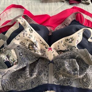 Lot of 7 Cacique Wire Free Bras 46DD